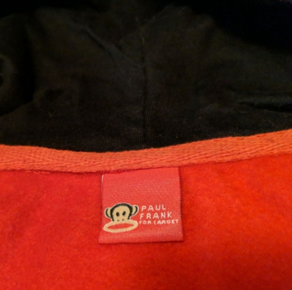 Paul Frank For Target Toddler Boy's Hoodie-Red-NWT-4T - Picture 6 of 6